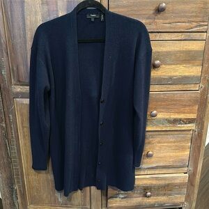 Theory Relaxed Style Long Cardigan